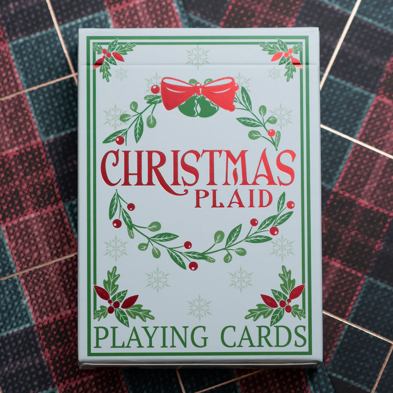 Christmas Plaid Playing Cards