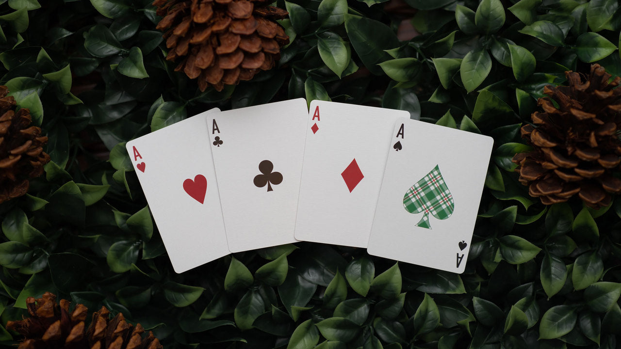 Christmas Plaid Playing Cards