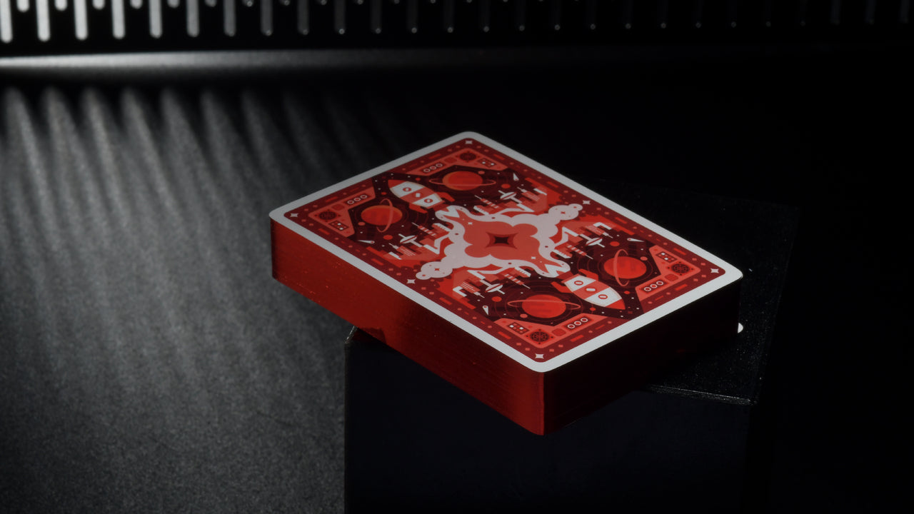 Retro Rocket Playing Cards
