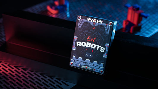 Evil Robots Playing Cards