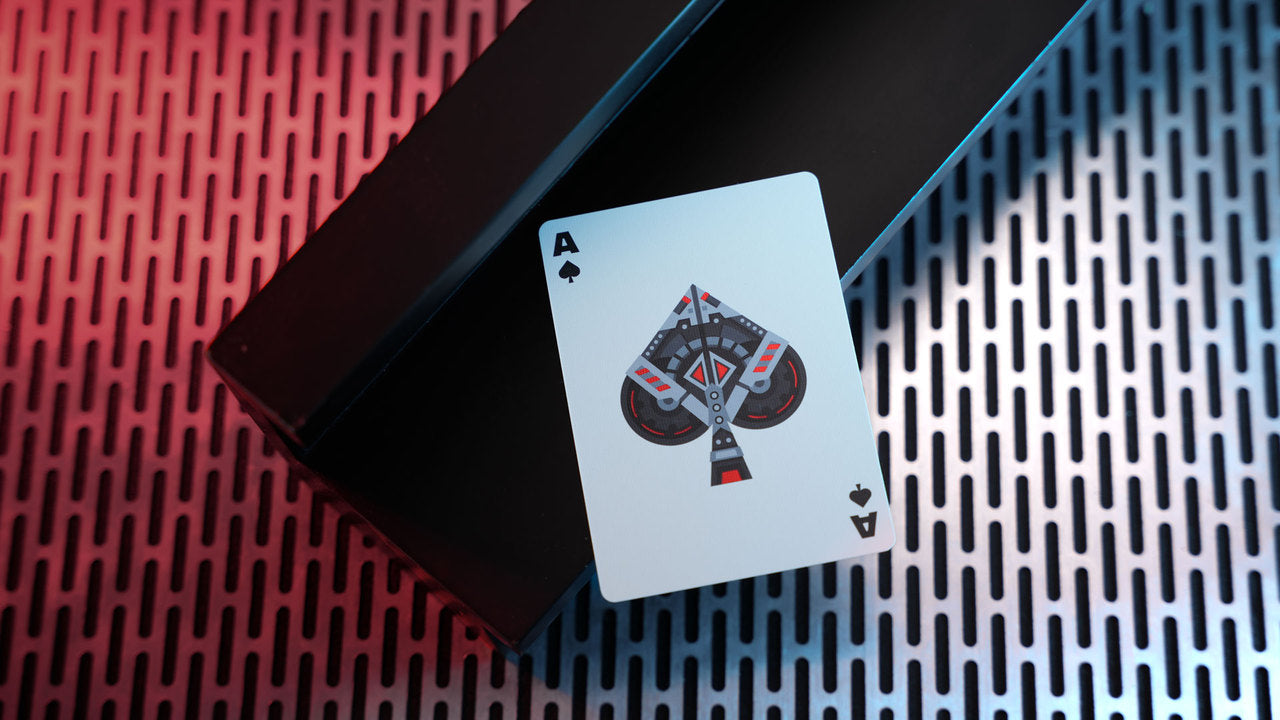 Evil Robots Playing Cards